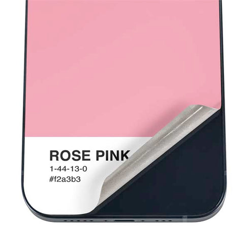 Rose Pink Color Palette iPhone 17 Pro Skin